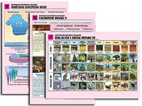 Комплект таблиц по географии "Природа материков и океанов" раздаточные (цветные, ламинированные, А4, 12 штук) - fgospostavki.ru - Санкт-Петербург