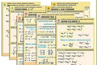 Комплект таблиц по всему курсу "Алгебра и начала анализа" (50 таблиц, А1, полноцветные, ламинированные) - fgospostavki.ru - Санкт-Петербург
