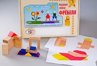 Игровой набор Фребеля "Конструктор деревянный без соединений-2" (Серия "Эксперимент") - fgospostavki.ru - Санкт-Петербург