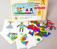 Игровой набор Фребеля "Конструктор плоскостной-4" (Серия "Эксперимент") - fgospostavki.ru - Санкт-Петербург