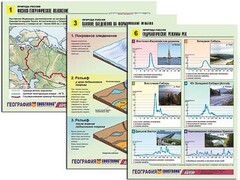 Комплект таблиц по географии "Природа России" раздаточные (цветные, ламинированные, А4, 10 штук) - fgospostavki.ru - Санкт-Петербург
