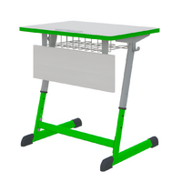 Парта NOMAD одноместная регулируемая по высоте с антивандальной кромкой - fgospostavki.ru - Санкт-Петербург