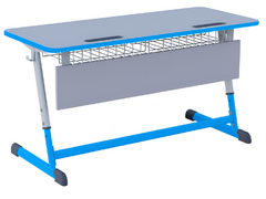 Парта NOMAD двухместная регулируемая по высоте с антивандальной кромкой - fgospostavki.ru - Санкт-Петербург