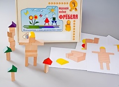 Игровой набор Фребеля "Конструктор деревянный без соединений-3" (Серия "Эксперимент") - fgospostavki.ru - Санкт-Петербург