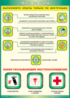 Таблица "Выполняйте опыты только по инструкции" (100х140 сантиметров, винил) - fgospostavki.ru - Санкт-Петербург