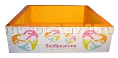 Бассейн "Вообразилия" квадратный с шелкографией - fgospostavki.ru - Санкт-Петербург