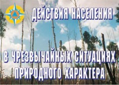 Комплект плакатов "Действия населения в ЧС природного характера" - fgospostavki.ru - Санкт-Петербург