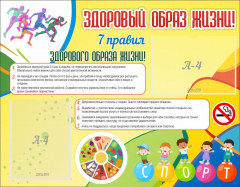 Стенд "Здоровый образ жизни" - fgospostavki.ru - Санкт-Петербург