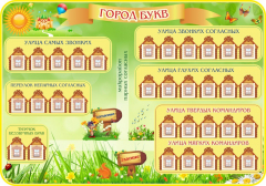 Стенд "Город букв" - fgospostavki.ru - Санкт-Петербург