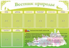 Стенд "Вестник природы" Вариант 4 - fgospostavki.ru - Санкт-Петербург