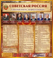 Стенд "Советская Россия" - fgospostavki.ru - Санкт-Петербург