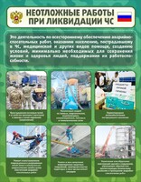 Стенд "Неотложные работы при ликвидации ЧС" - fgospostavki.ru - Санкт-Петербург