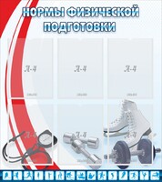 Стенд "Нормы физической подготовки" Вариант 2 - fgospostavki.ru - Санкт-Петербург