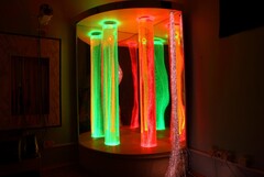 Сенсорный уголок большой с двумя колоннами, двусторонней подсветкой и фибероптическими нитями. VIP класс. - fgospostavki.ru - Санкт-Петербург