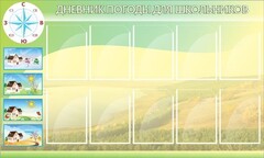 Стенд "Дневник погоды" - fgospostavki.ru - Санкт-Петербург