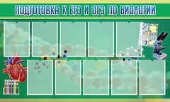 Стенд "Подготовка к ЕГЭ и ОГЭ по биологии" Вариант 2 - fgospostavki.ru - Санкт-Петербург