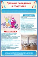 Стенд "Правила поведения в спортзале №1" - fgospostavki.ru - Санкт-Петербург