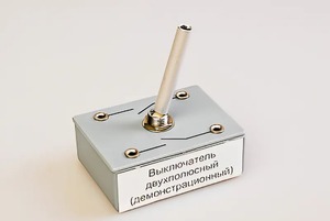 Выключатель двухполюсный (демонстрационный) - fgospostavki.ru - Санкт-Петербург