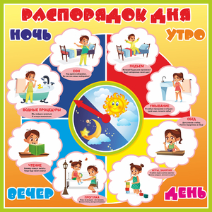Стенд "Распорядок дня" - fgospostavki.ru - Санкт-Петербург