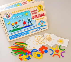Игровой набор Фребеля "Узоры. Дымковская игрушка" (серия "Красота вокруг нас") - fgospostavki.ru - Санкт-Петербург