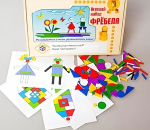 Игровой набор Фребеля "Конструктор плоскостной-4" (Серия "Эксперимент") - fgospostavki.ru - Санкт-Петербург