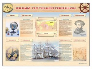 Стенд-уголок "Юный путешественник" - fgospostavki.ru - Санкт-Петербург