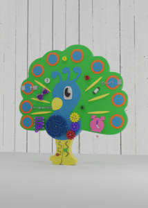 Бизиборд «Радостный павлин» - fgospostavki.ru - Санкт-Петербург