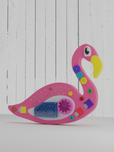 Бизиборд «Розовый фламинго» - fgospostavki.ru - Санкт-Петербург