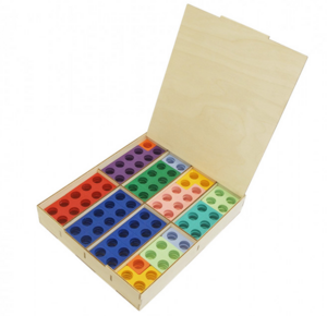 Нумирошка. Набор цветных пластиковых форм 80 шт. в коробке по методике Нумикон - fgospostavki.ru - Санкт-Петербург