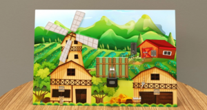 Настенная панель «Деревенский двор» - fgospostavki.ru - Санкт-Петербург