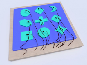 Развивающая панель с геометрическими фигурами - fgospostavki.ru - Санкт-Петербург