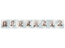 Стенд-лента "Выдающиеся ученые-историки" - fgospostavki.ru - Санкт-Петербург