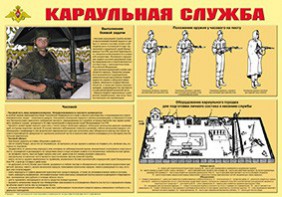 Плакат "Караульная служба" - fgospostavki.ru - Санкт-Петербург