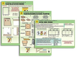 Комплект таблиц "Технология. Обработка бумаги и картона-1" (8 таблиц, А1, ламинированные, с раздаточным материалом) - fgospostavki.ru - Санкт-Петербург