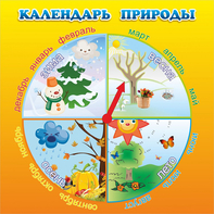 Стенд "Календарь природы" 0.5x0.5 - fgospostavki.ru - Санкт-Петербург