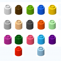  Элемент конструктора одиночный одноцветный Color Blocks 100 штук - fgospostavki.ru - Санкт-Петербург