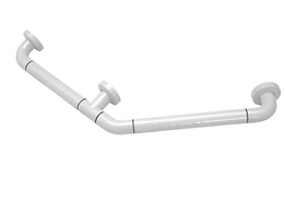 Поручень угловой трехопорный с антибактериальным покрытием (белая) - fgospostavki.ru - Санкт-Петербург