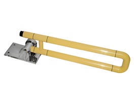 Поручень откидной с антибактериальным покрытием (желтый) - fgospostavki.ru - Санкт-Петербург