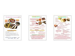 Плакаты ПРОФТЕХ "Конфетные изделия" (3 пл, винил, 70х100) - fgospostavki.ru - Санкт-Петербург