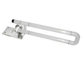 Поручень откидной с антибактериальным покрытием (белый) - fgospostavki.ru - Санкт-Петербург