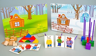 Игровой набор Фребеля "Заюшкина избушка" (серия "Сказочный мир". Выпуск 1) - fgospostavki.ru - Санкт-Петербург