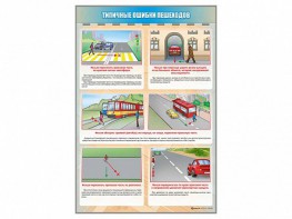 Стенд "Типичные ошибки пешеходов" - fgospostavki.ru - Санкт-Петербург