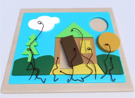 Настенная панель «Домик» - fgospostavki.ru - Санкт-Петербург