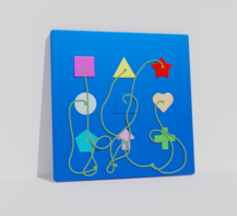 Тактильно-развивающая панель «Геометрия» - fgospostavki.ru - Санкт-Петербург