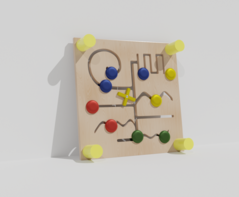 Тактильно-развивающая панель с лабиринтами - fgospostavki.ru - Санкт-Петербург