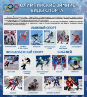 Стенд "Олимпийские зимние виды спорта" - fgospostavki.ru - Санкт-Петербург