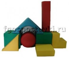 Мягкий модуль-конструктор "Стройка" (8 элементов) - fgospostavki.ru - Санкт-Петербург