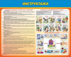 Стенд "Инструктажи" - fgospostavki.ru - Санкт-Петербург