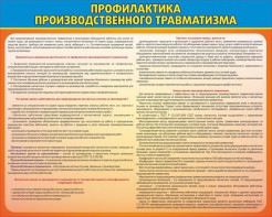 Стенд "Профилактика производственного травматизма" - fgospostavki.ru - Санкт-Петербург