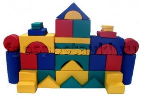 Мягкий модуль-конструктор "Замок" (33 элемента) - fgospostavki.ru - Санкт-Петербург